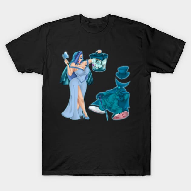 Haunted Couple T-Shirt by RCBrock